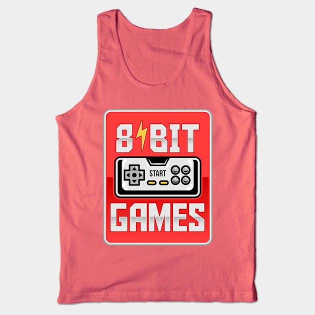 8 bit game poster Tank Top by G4M3RS